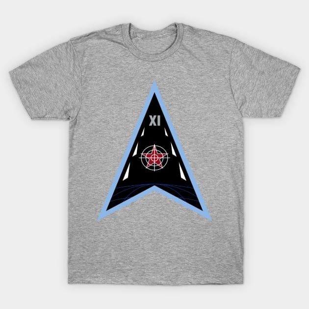 Space Force Delta 11 Logo T-Shirt by Spacestuffplus
